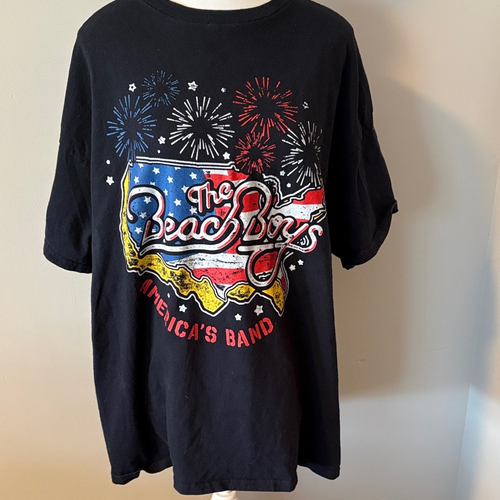 The Beach Boys America’s Band Black Graphic T-Shirt. Size XL